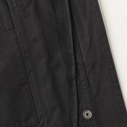 DENSE COTTON NYLON PLAINWEAVE COAT