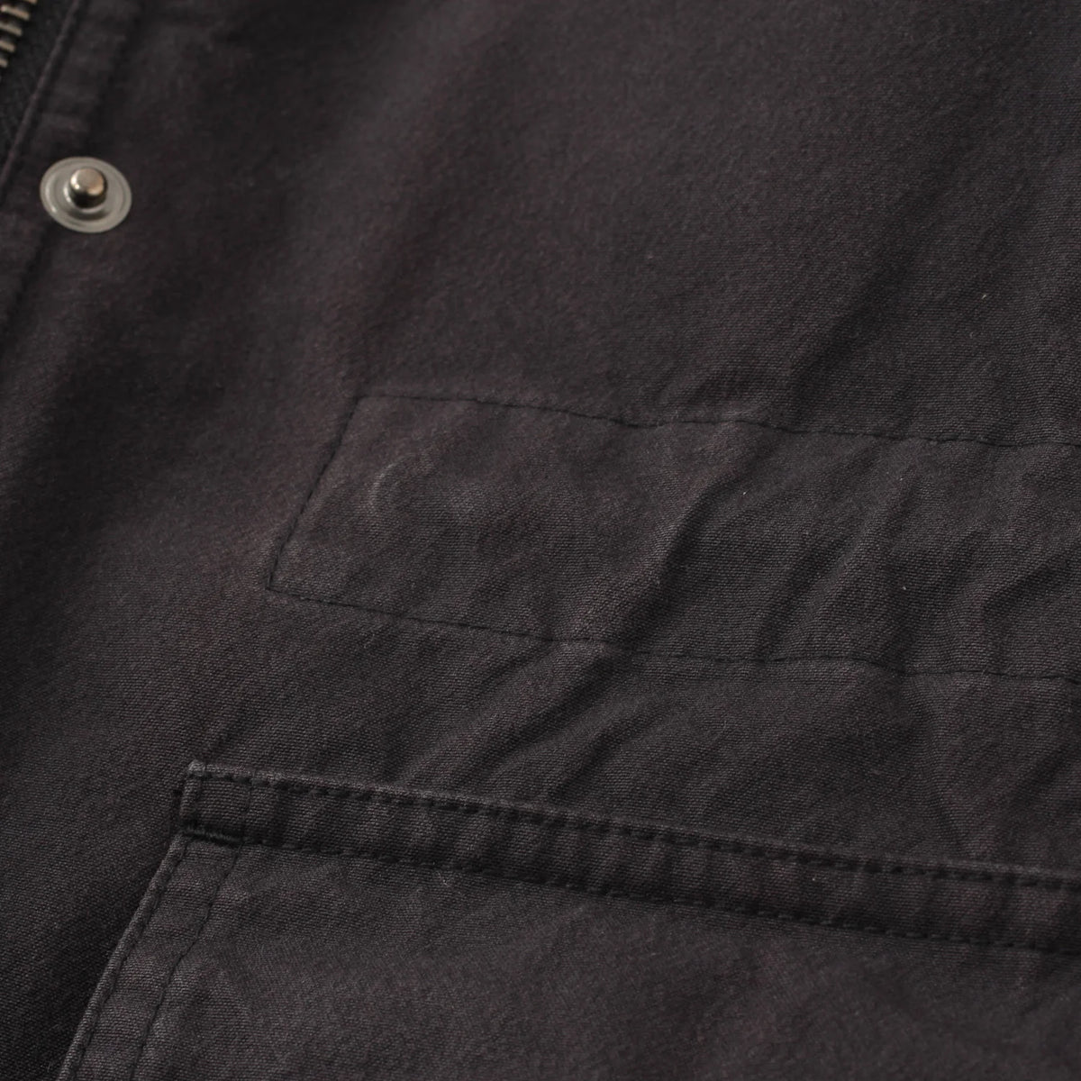 DENSE COTTON NYLON PLAINWEAVE COAT