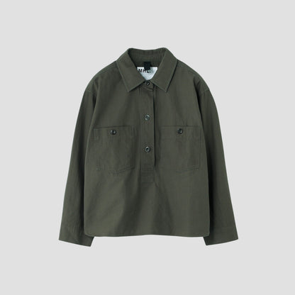 UNIFORM COTTON LINEN TWILL SHIRT