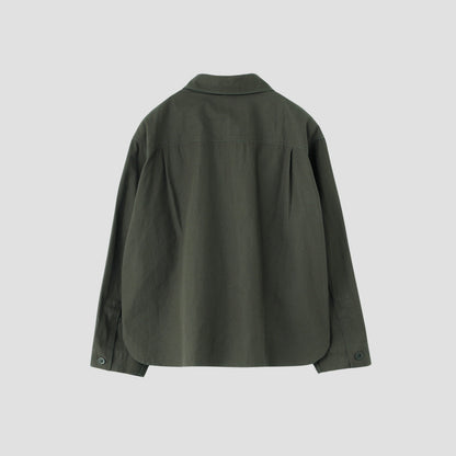 UNIFORM COTTON LINEN TWILL SHIRT