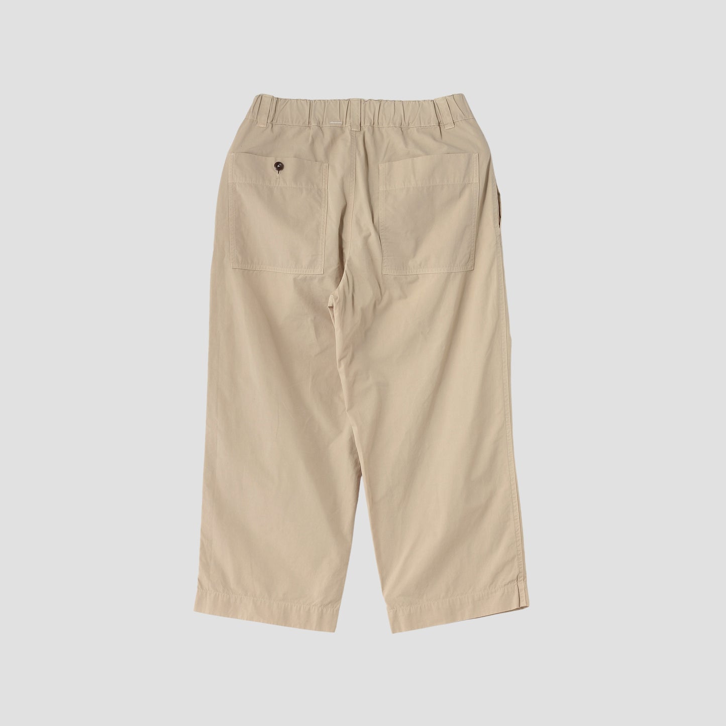 FINE COMPACT POPLIN TROUSERS