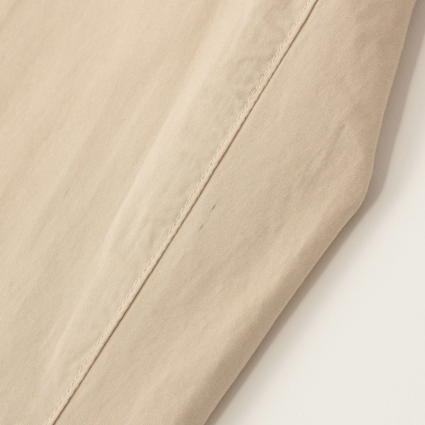 FINE COMPACT POPLIN TROUSERS