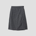ROUGH COTTON LINEN SHIRTING SKIRT