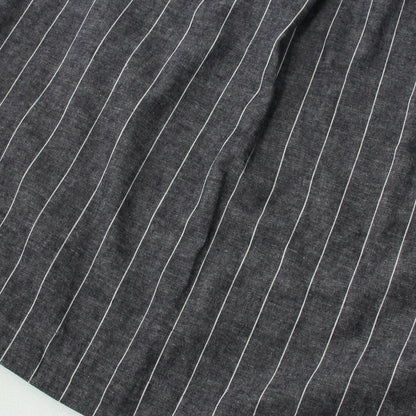 ROUGH COTTON LINEN SHIRTING SKIRT