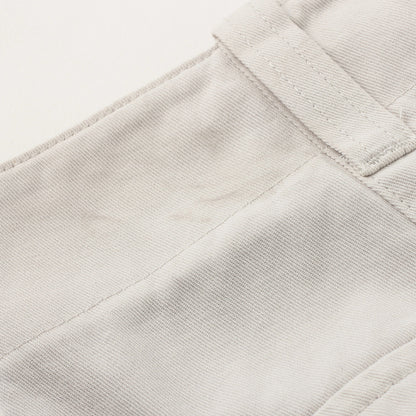 RAISED COTTON TWILL TROUSERS