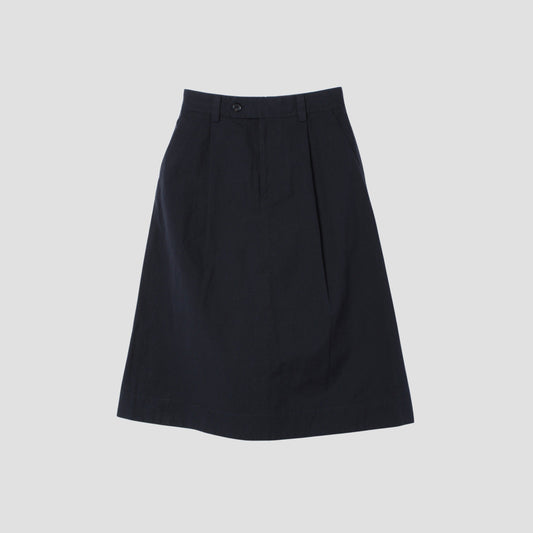 COTTON LINEN SILK SKIRT
