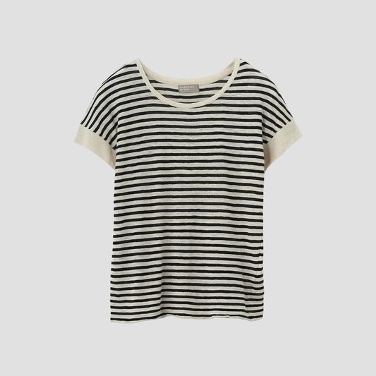 LINEN STRIPE JERSEY