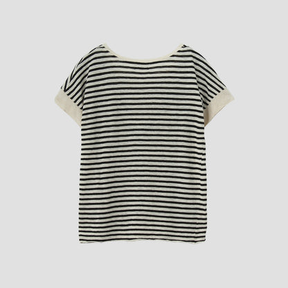 LINEN STRIPE JERSEY