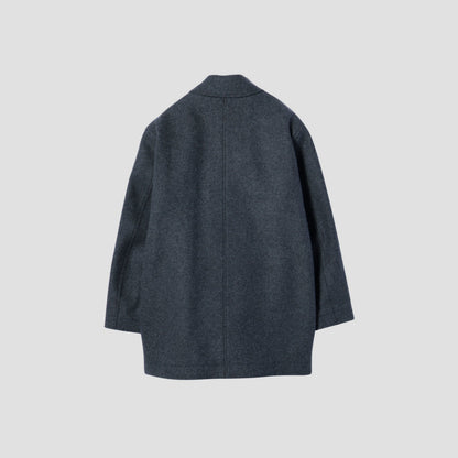 FIRM WOOL MELTON COAT