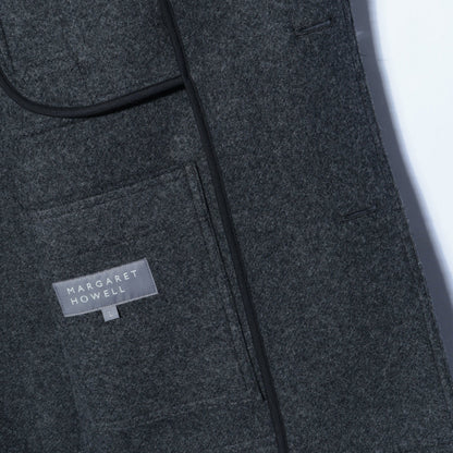 FIRM WOOL MELTON COAT