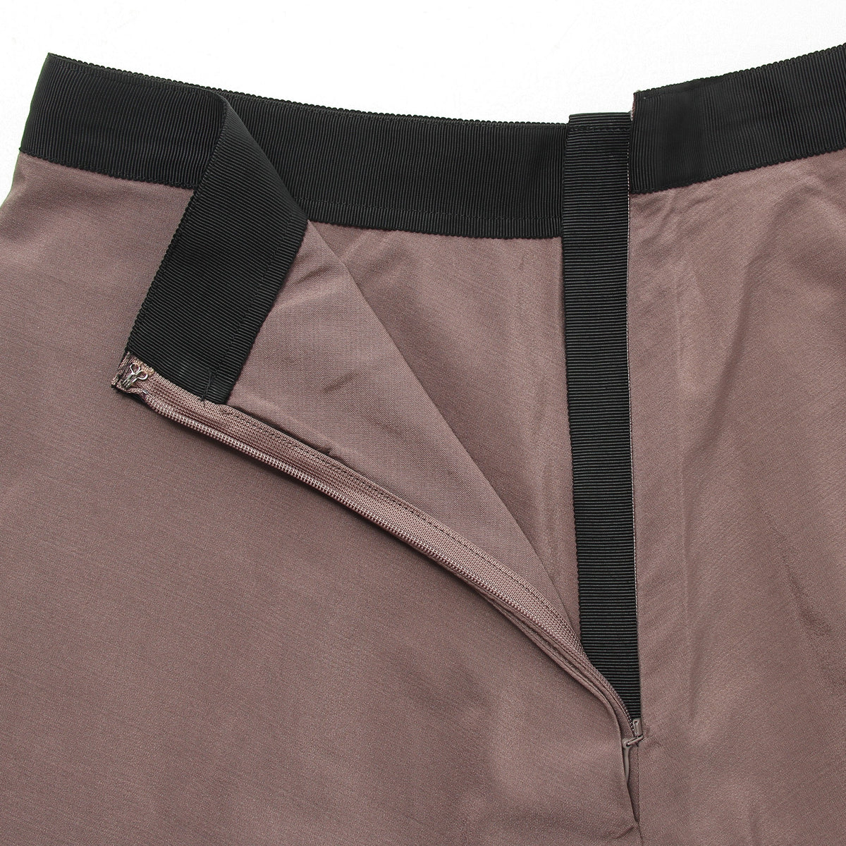 SILK COTTON POPLIN SKIRT