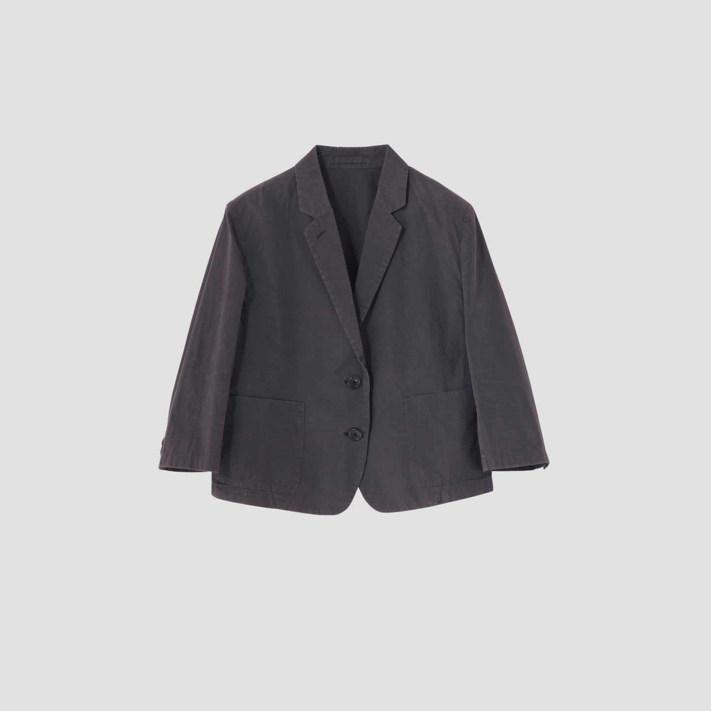 WASHED YARN DYE POPLIN JACKET