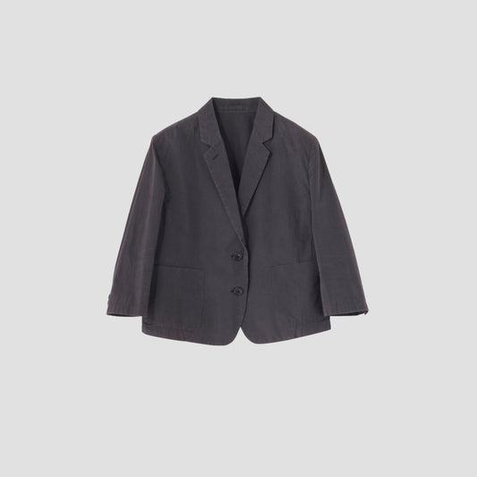 WASHED YARN DYE POPLIN JACKET