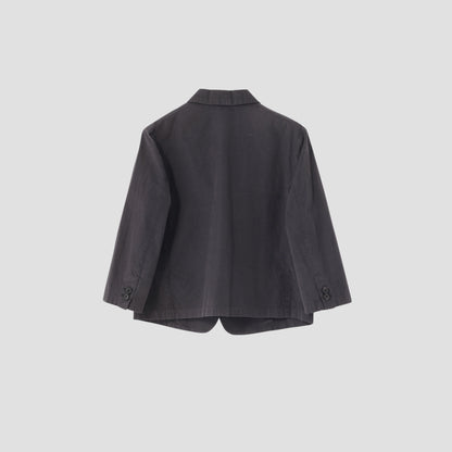 WASHED YARN DYE POPLIN JACKET