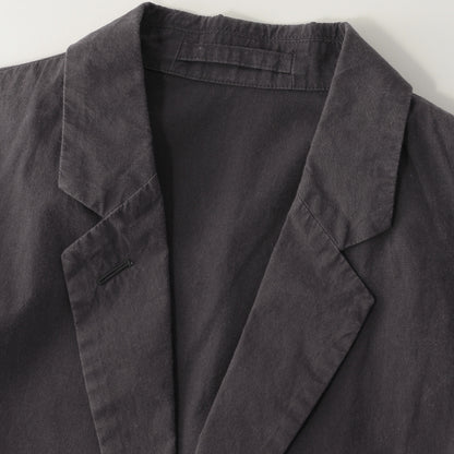 WASHED YARN DYE POPLIN JACKET