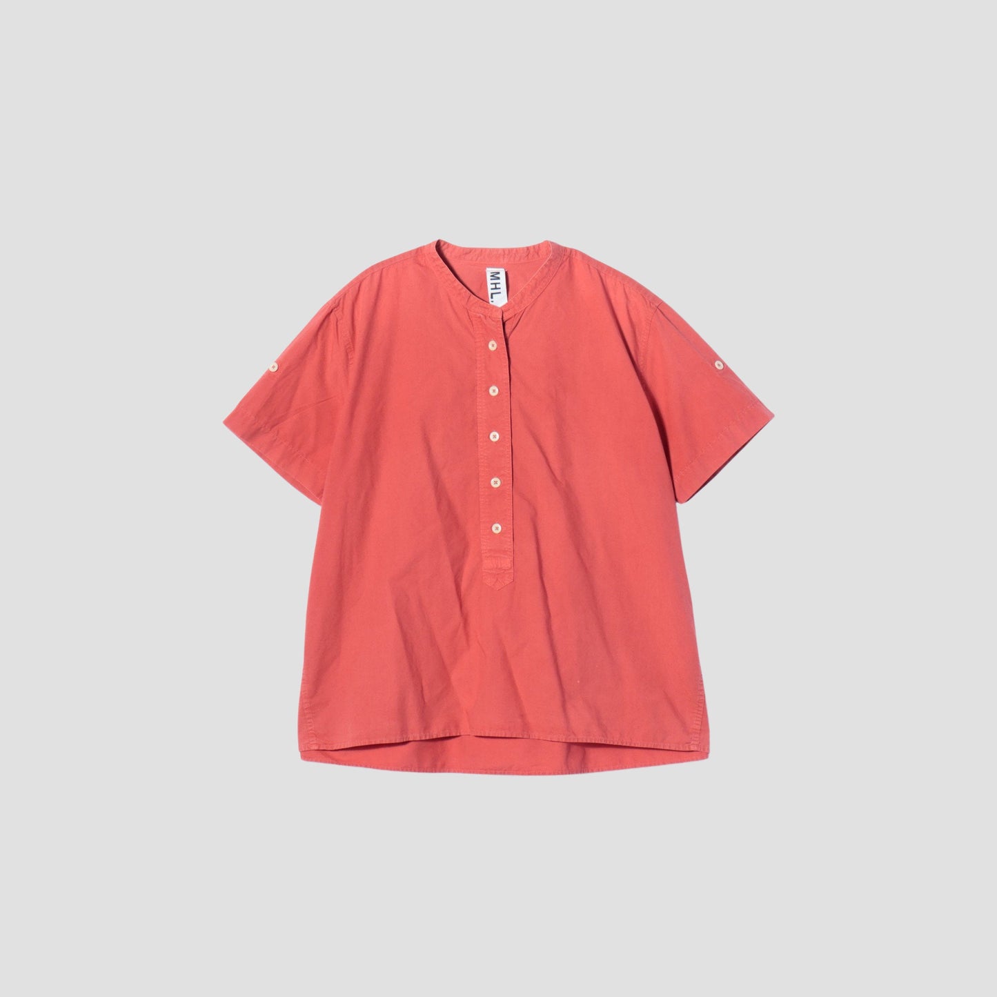 COTTON RAMIE POPLIN SHIRT