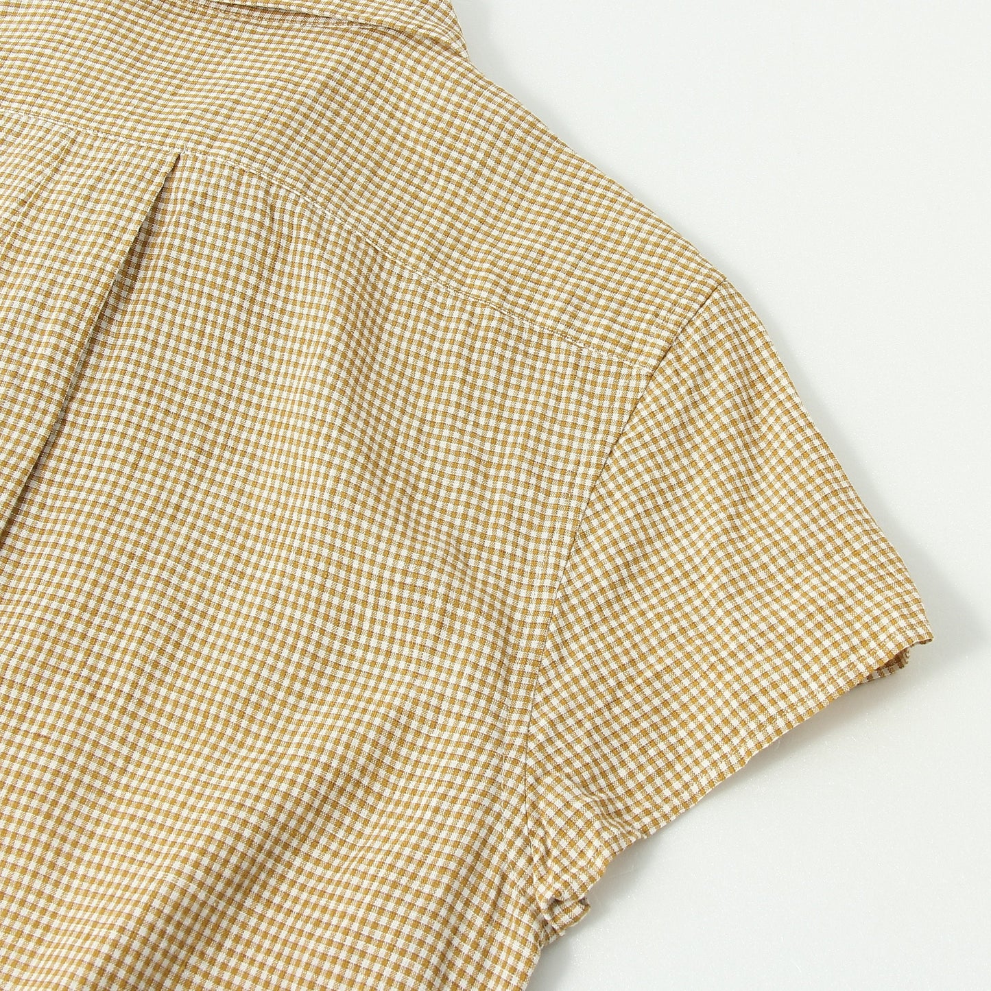 TRI GINGHAM LINEN  SHIRT
