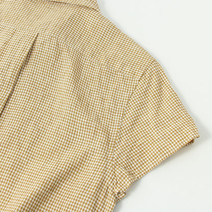 TRI GINGHAM LINEN  SHIRT