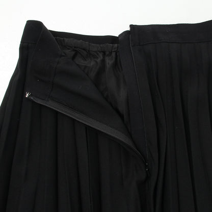 FINE WOOL GABARDINE SKIRT