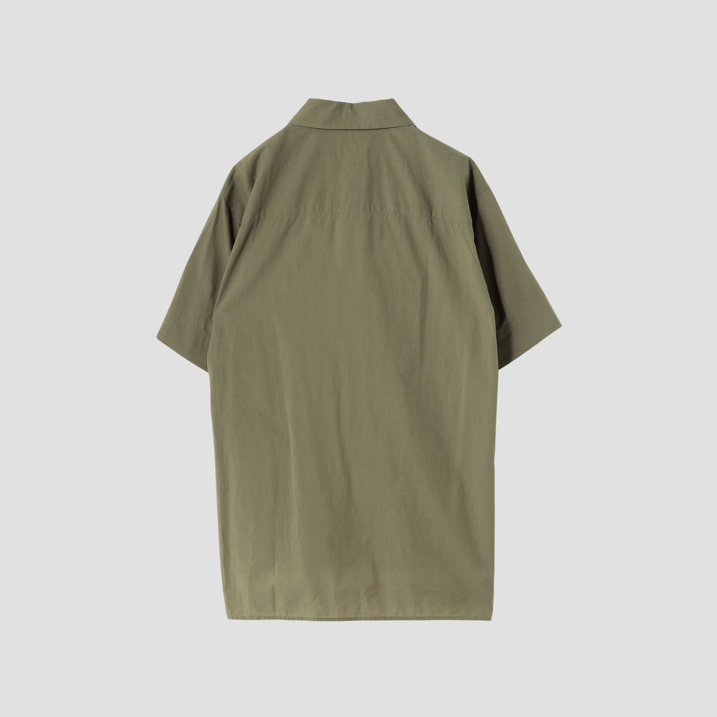 PIECE DYED WASHED COTTON SHIRT