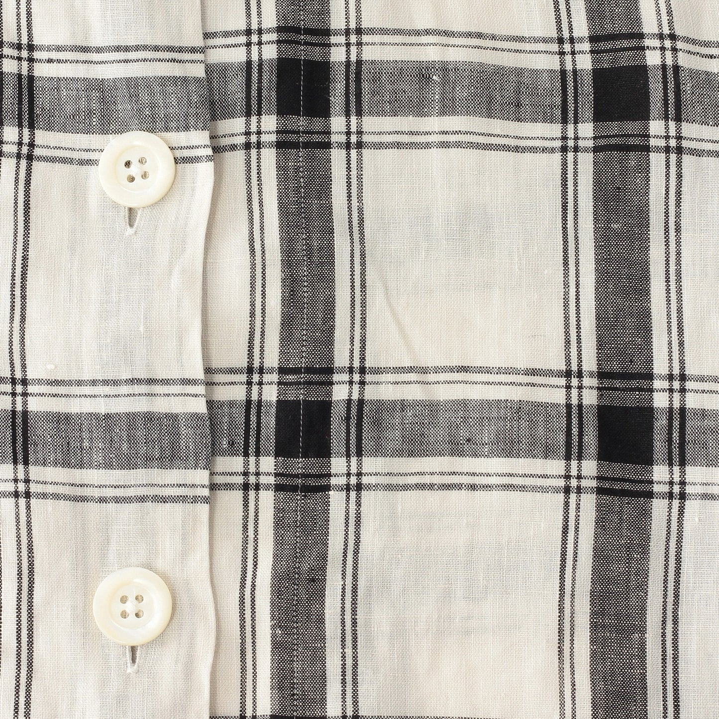 LARGE CHECK LINEN SHIRT