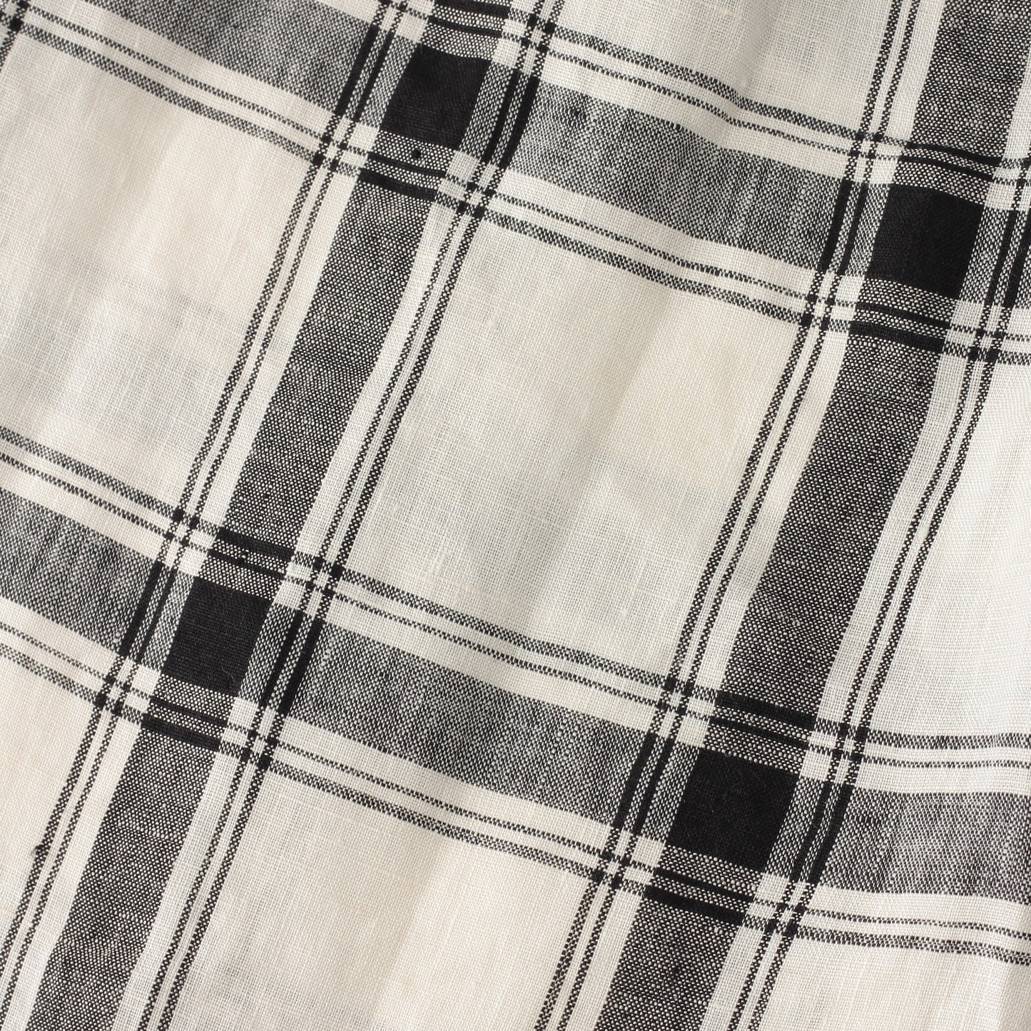 LARGE CHECK LINEN SHIRT