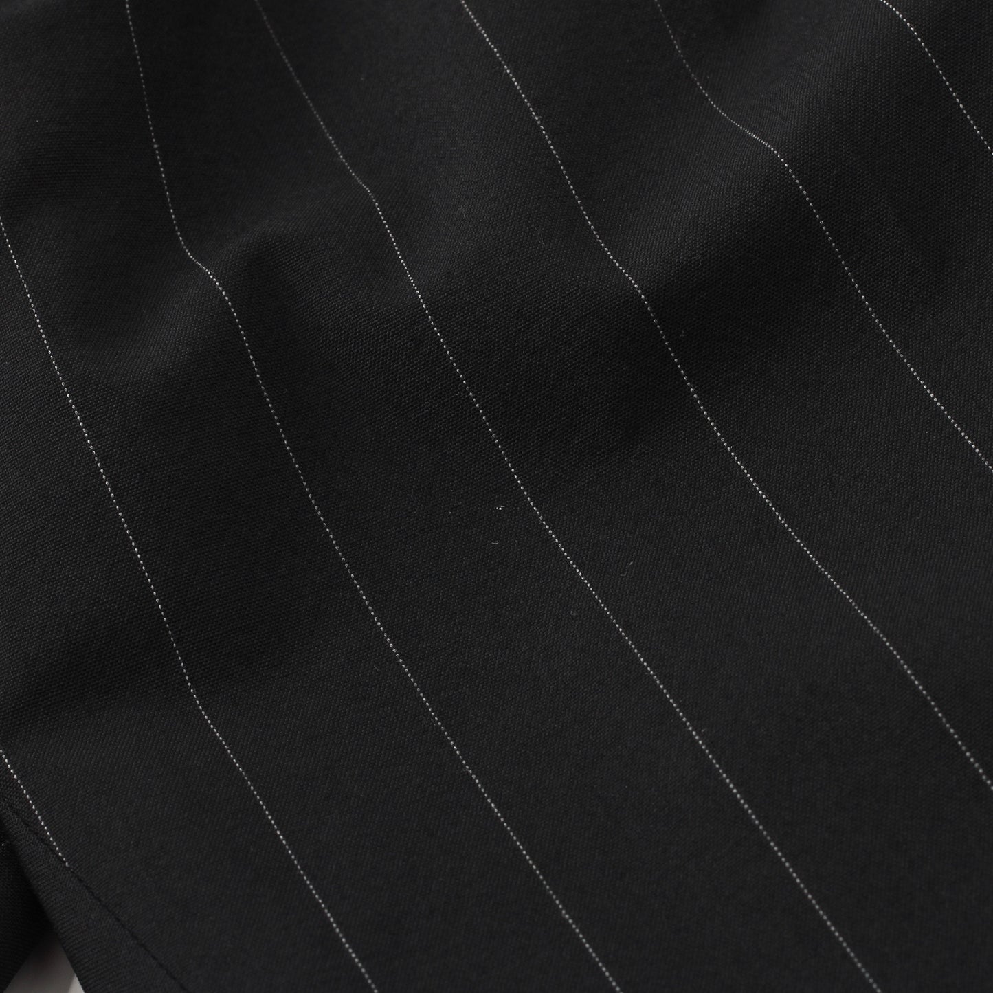 WIDE PINSTRIPE WOOL TROUSERS