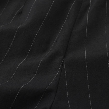WIDE PINSTRIPE WOOL TROUSERS