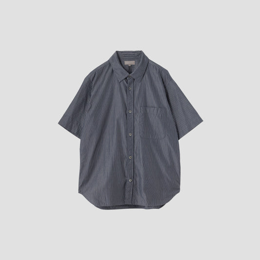 PENCIL STRIPE COTTON POPLIN SHIRT