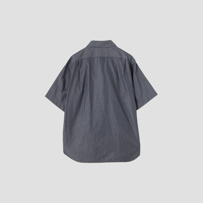 PENCIL STRIPE COTTON POPLIN SHIRT