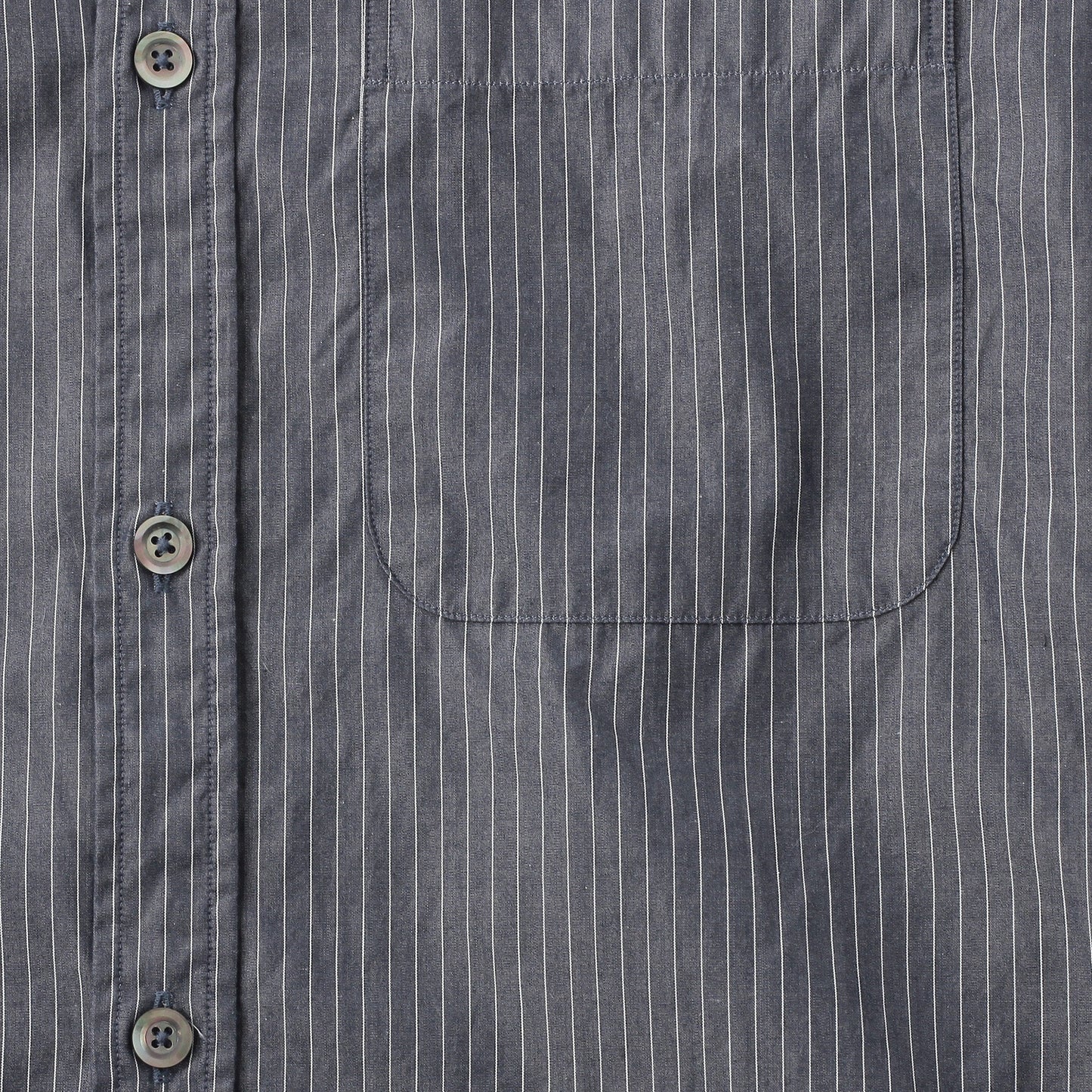 PENCIL STRIPE COTTON POPLIN SHIRT