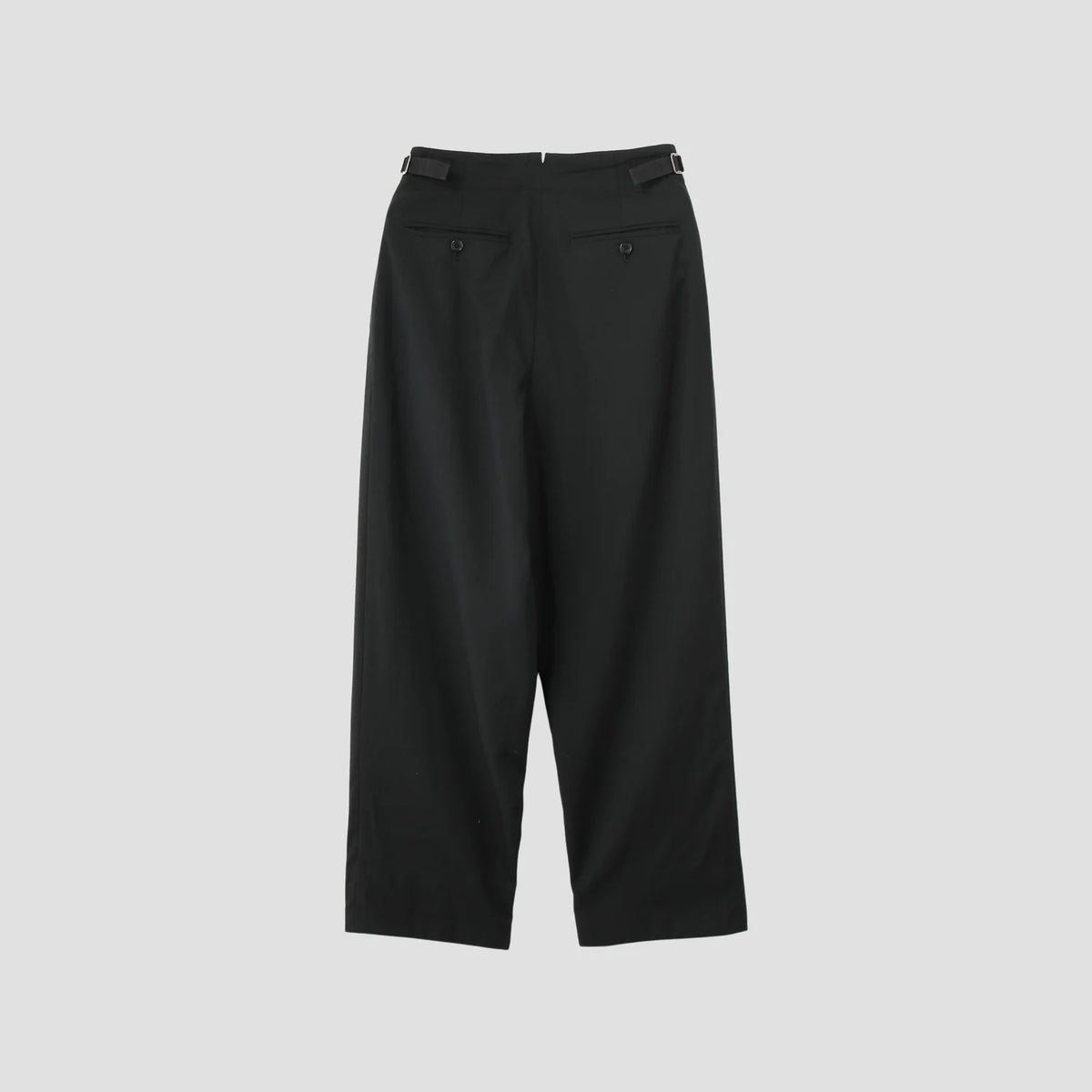 FINE WOOL POPLIN TROUSERS