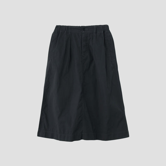 FINE COMPACT POPLIN SKIRT