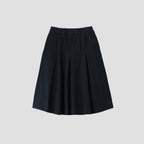 SOFT TWISTED YARN DYE COTTON SKIRT