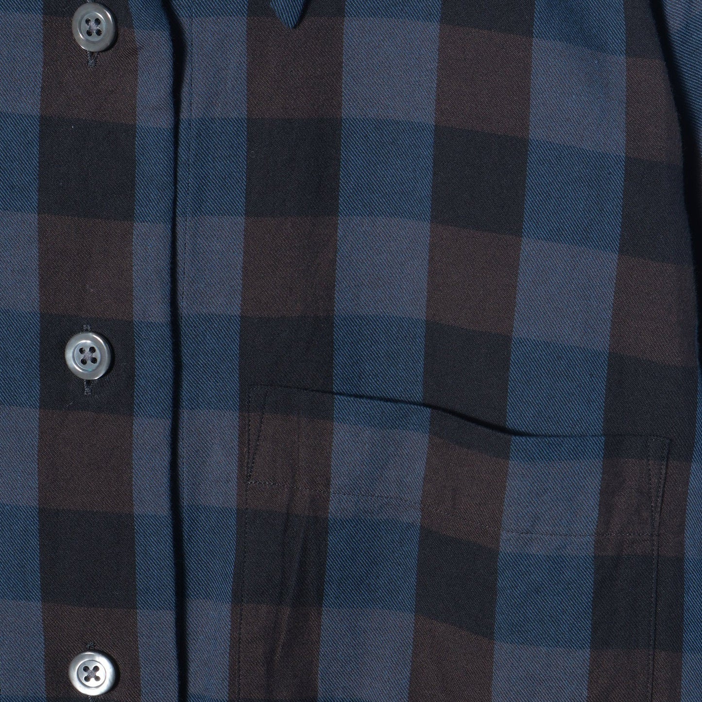 COTTON CASHMERE CHECK SHIRT