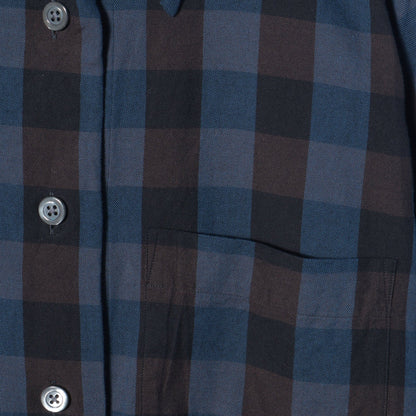 COTTON CASHMERE CHECK SHIRT