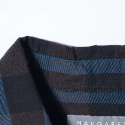 COTTON CASHMERE CHECK SHIRT