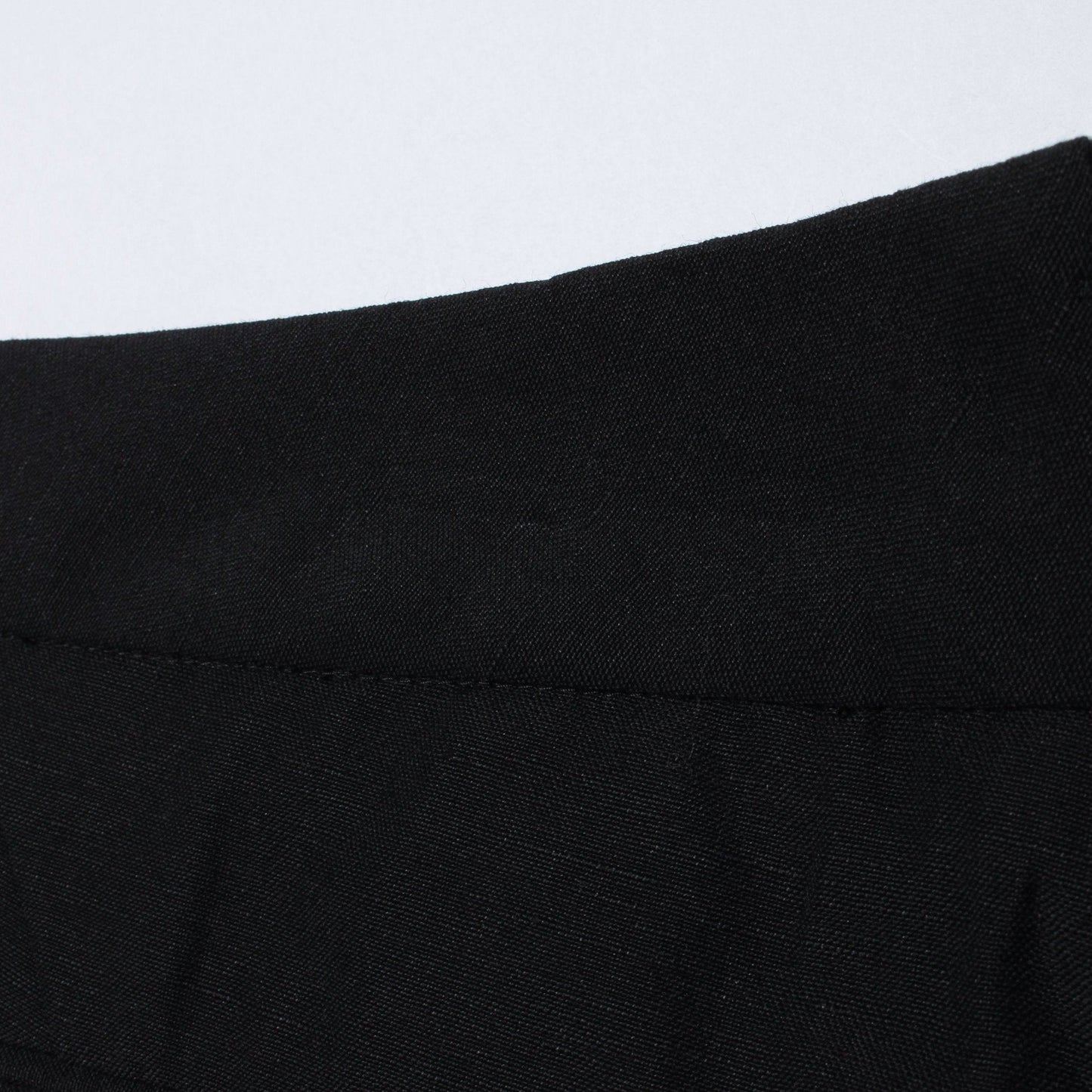 WOOL LINEN POPLIN TROUSERS