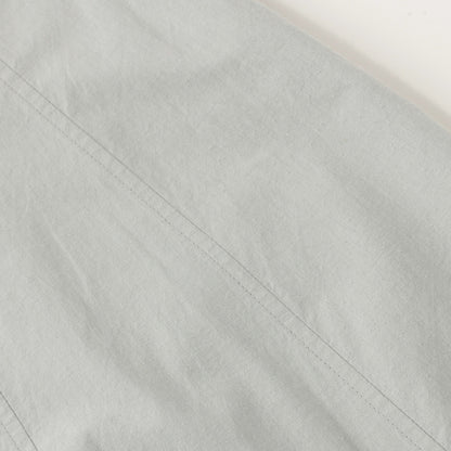 MELANGE COTTON POPLIN SKIRT