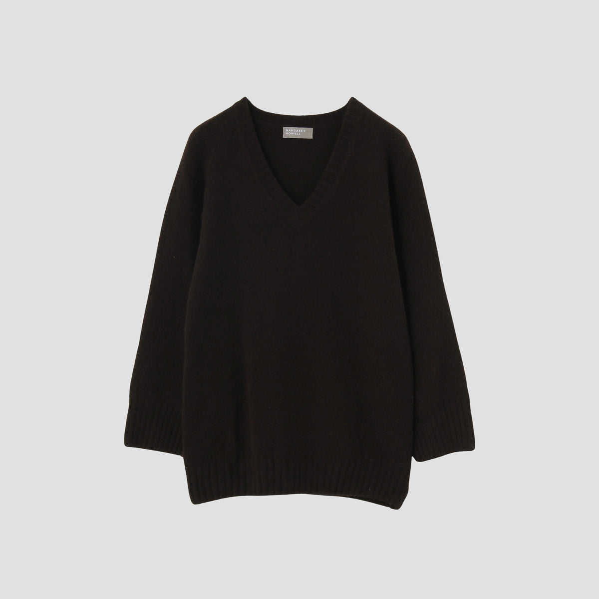 OVERSIZED V NECK JUMPER KNIT