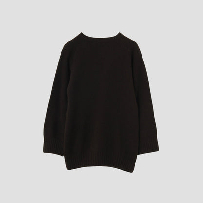 OVERSIZED V NECK JUMPER KNIT