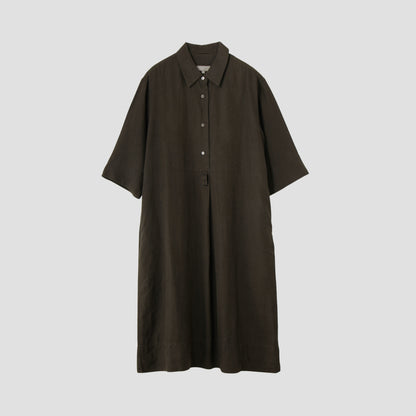 SHIRTING LINEN DRESS