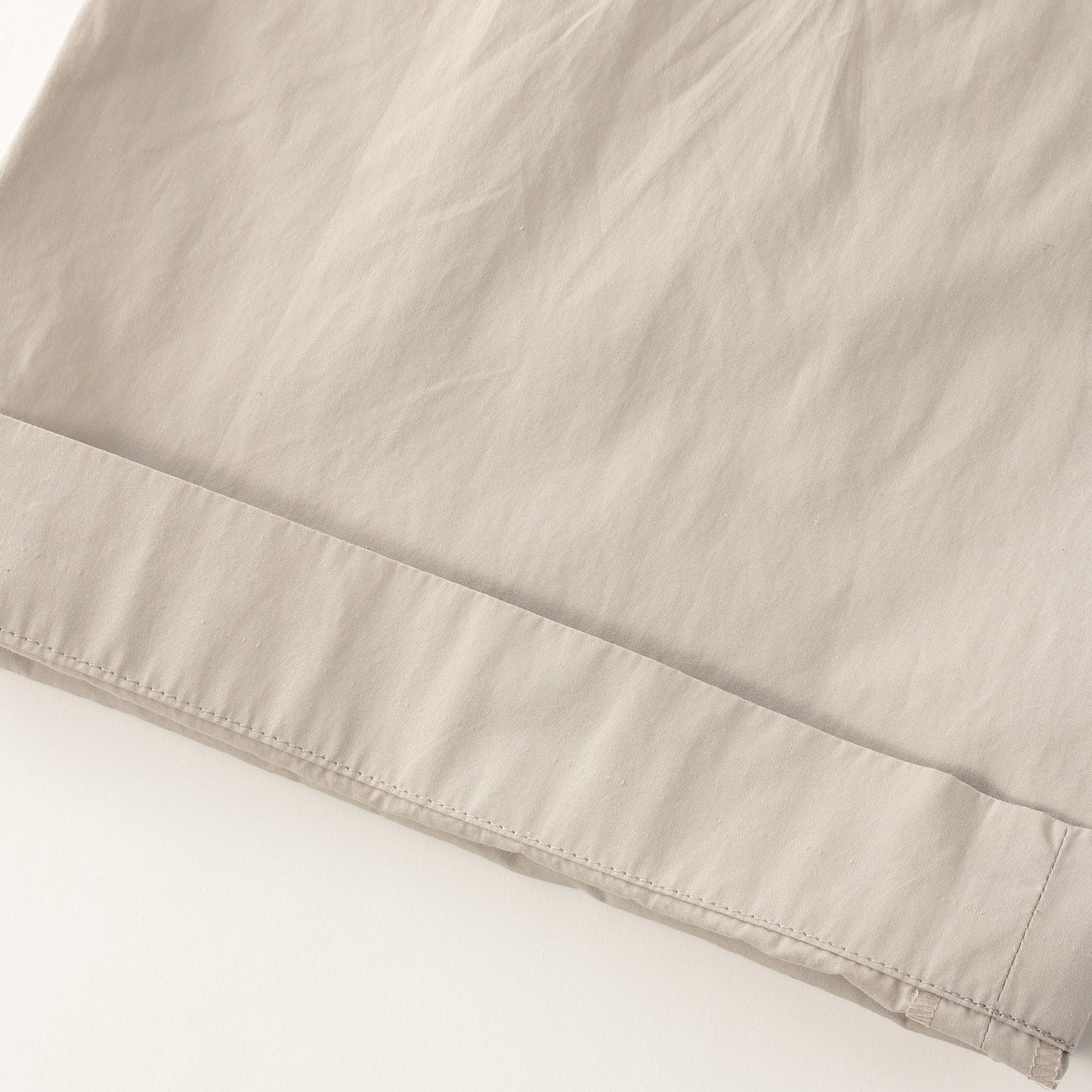 WASHED YARN DYE POPLIN TROUSERS