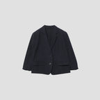 PLAIN WEAVE LINEN COTTON JACKET