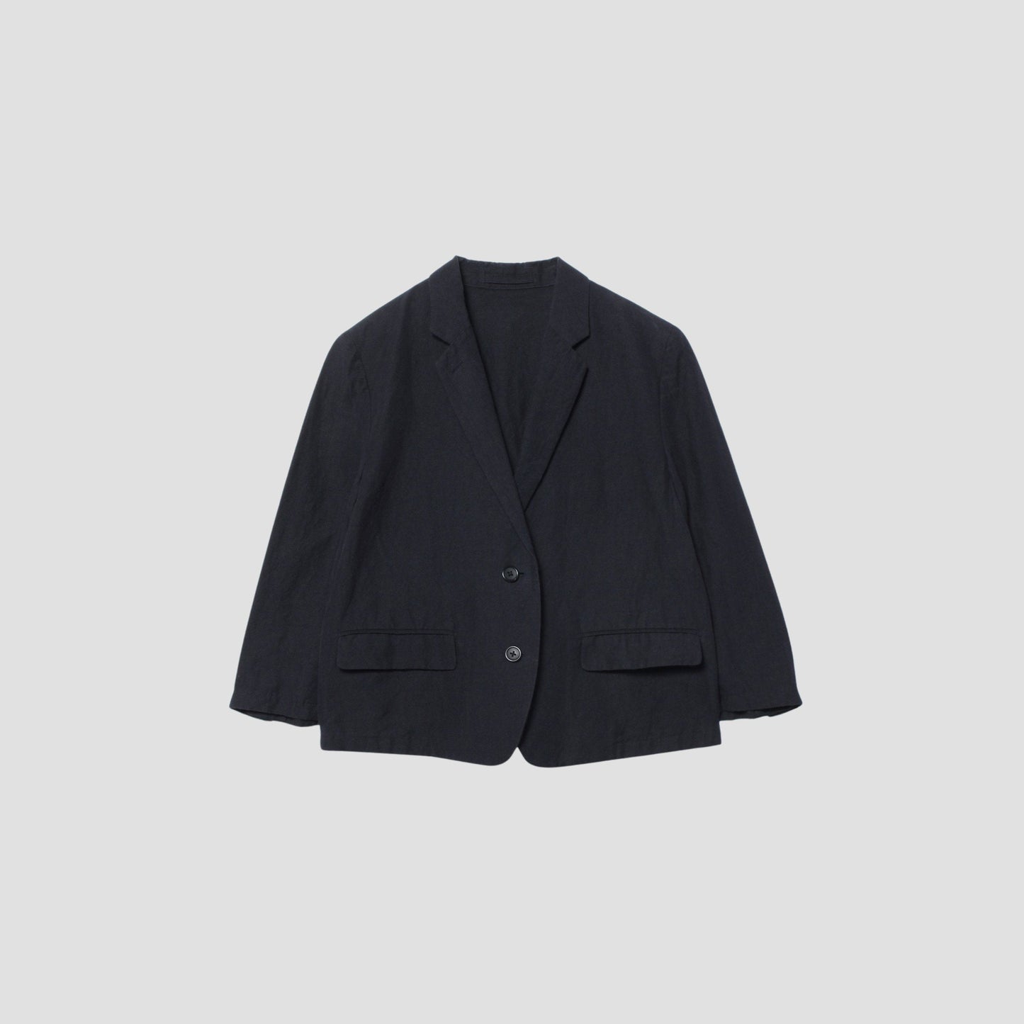 PLAIN WEAVE LINEN COTTON JACKET