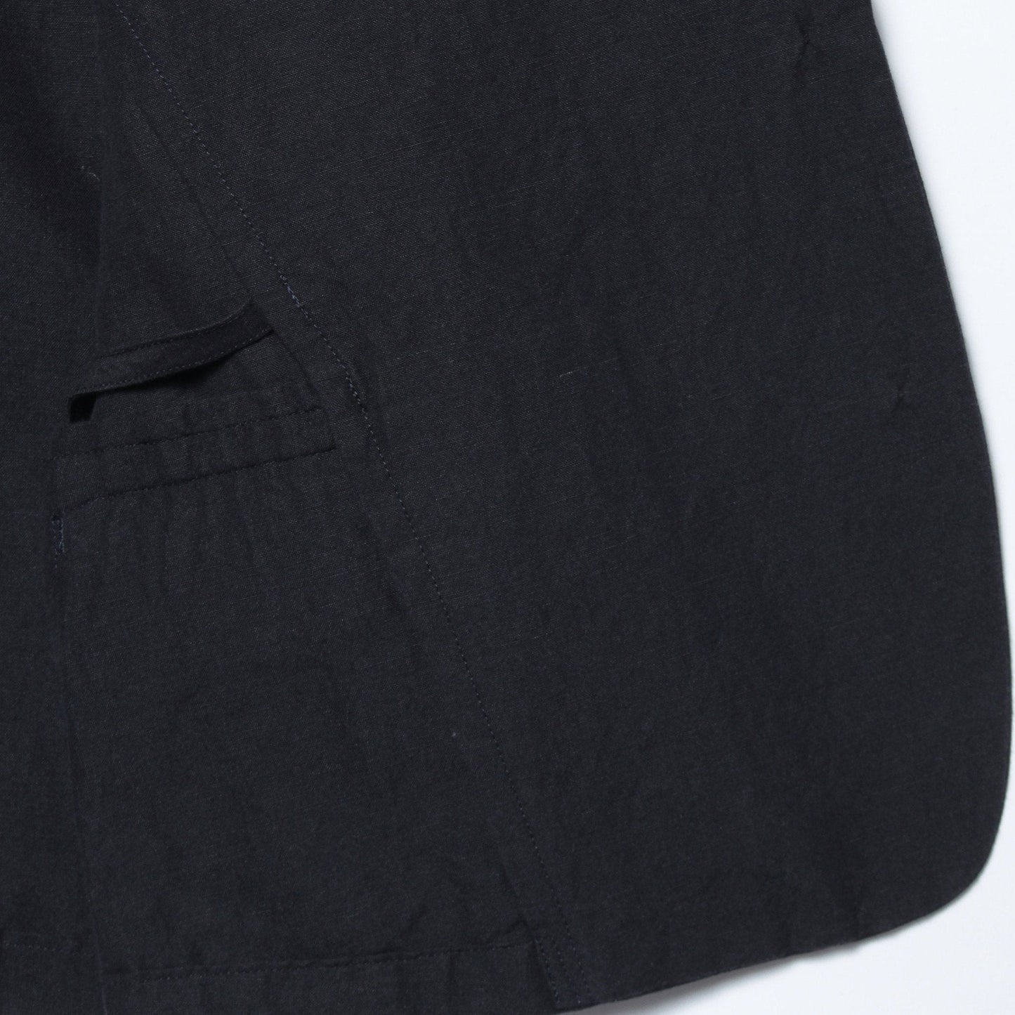 PLAIN WEAVE LINEN COTTON JACKET
