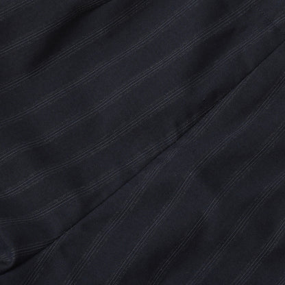 WIDE STRIPE WOOL TROUSERS