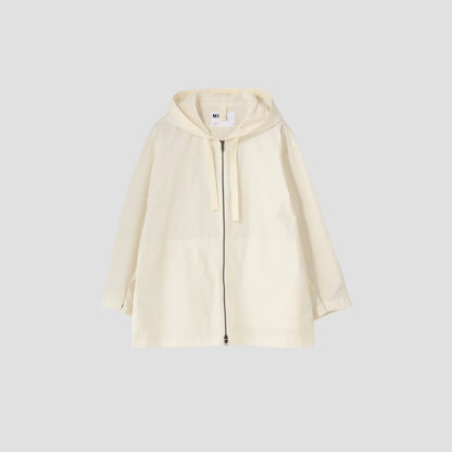 LIGHTWEIGHT COTTON NYLON PLAINWEAVE BLOUSON