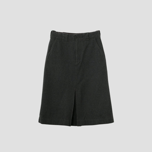 WOOL COTTON DRILL SKIRT