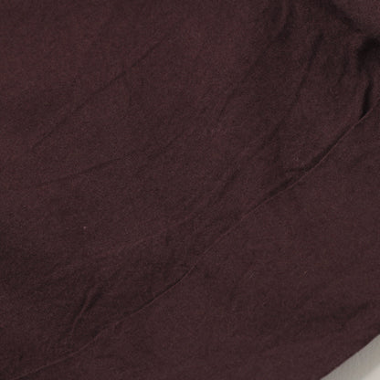 MATT COTTON SILK POPLIN TROUSERS